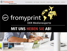 Tablet Screenshot of fromyprint.ch